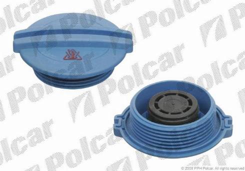 Polcar A2337 - Крышка, резервуар охлаждающей жидкости autospares.lv