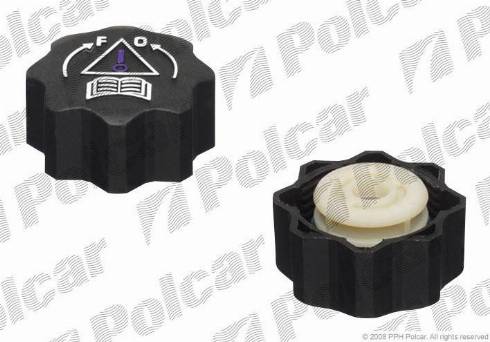 Polcar A2205 - Крышка горловины радиатора autospares.lv