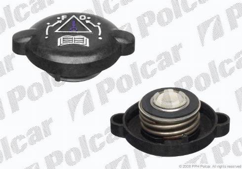 Polcar A2206 - Крышка горловины радиатора autospares.lv