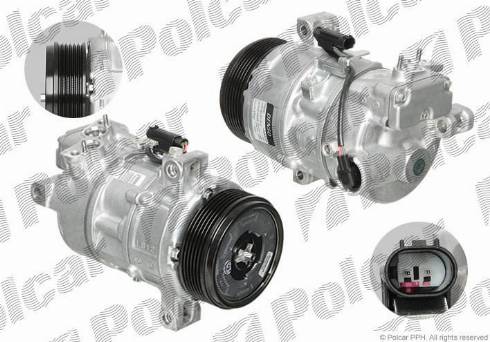 Polcar DCP05026 - Компрессор кондиционера autospares.lv