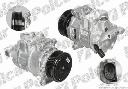 Polcar DCP02041 - Компрессор кондиционера autospares.lv