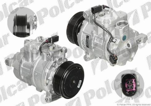 Polcar DCP02014 - Компрессор кондиционера autospares.lv