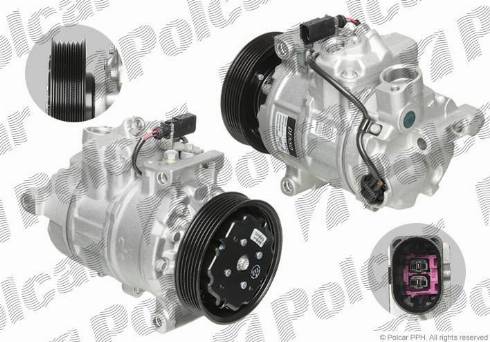 Polcar DCP02012 - Компрессор кондиционера autospares.lv