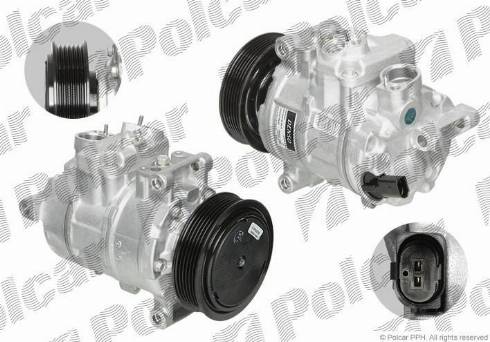 Polcar DCP02030 - Компрессор кондиционера autospares.lv