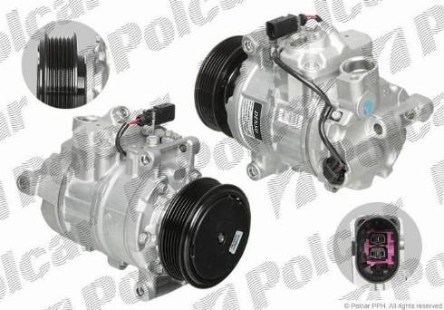 Polcar DCP02037 - Компрессор кондиционера autospares.lv