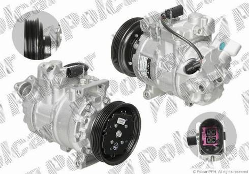 Polcar DCP02024 - Компрессор кондиционера autospares.lv