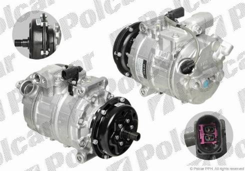 Polcar DCP32006 - Компрессор кондиционера autospares.lv