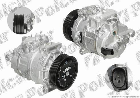 Polcar DCP32002 - Компрессор кондиционера autospares.lv