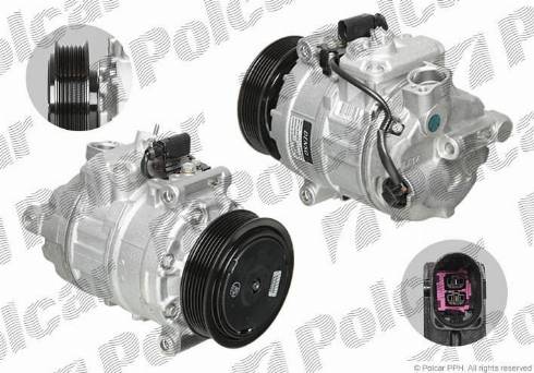 Polcar DCP32022 - Компрессор кондиционера autospares.lv