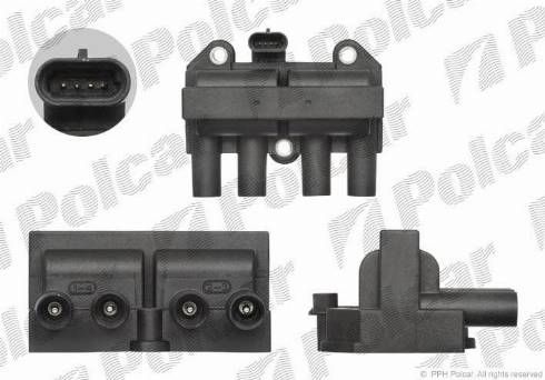 Polcar E03-0021 - Катушка зажигания autospares.lv