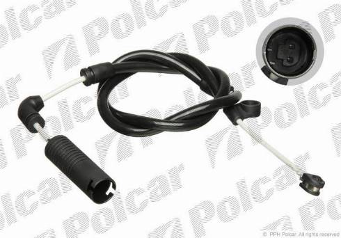 Polcar LZ0180 - Сигнализатор, износ тормозных колодок autospares.lv