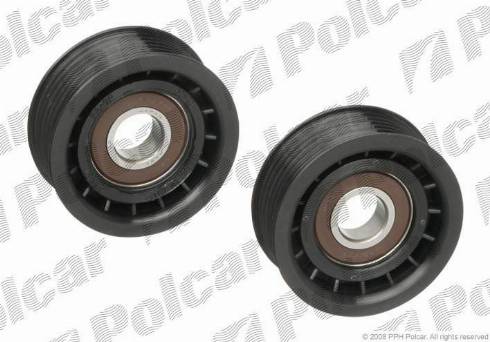 Polcar RC80-40 - Ролик, поликлиновый ремень autospares.lv