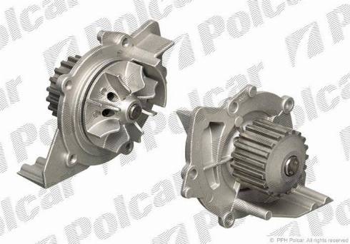 Polcar S10-033 - Водяной насос + комплект зубчатого ремня ГРМ autospares.lv