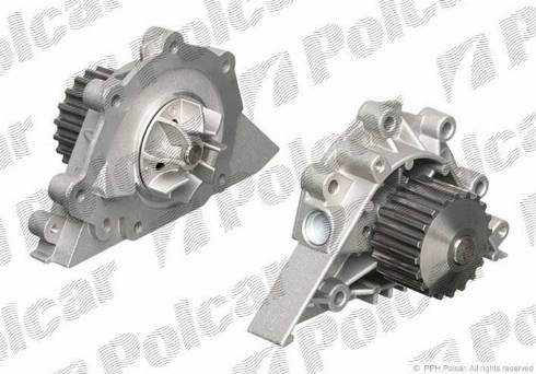 Polcar S10-135 - Водяной насос + комплект зубчатого ремня ГРМ autospares.lv