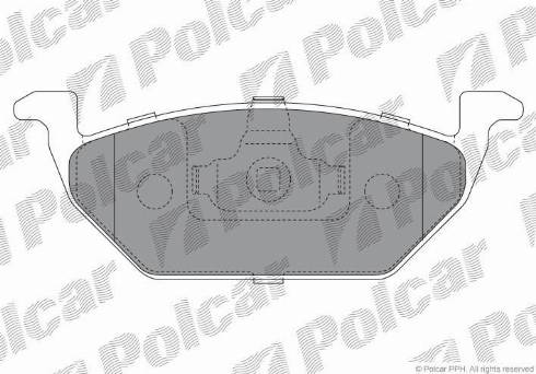 Polcar S70-0020 - Тормозные колодки, дисковые, комплект autospares.lv