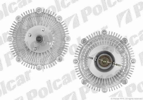 Polcar SV-5068S - Сцепление, вентилятор радиатора autospares.lv