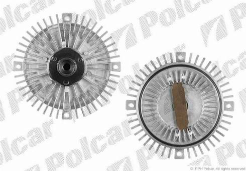 Polcar SV-5006S - Сцепление, вентилятор радиатора autospares.lv