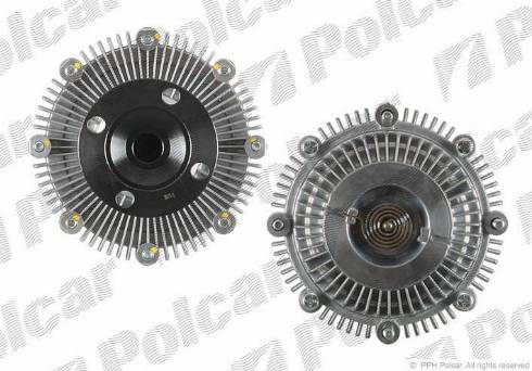 Polcar SV-6073S - Сцепление, вентилятор радиатора autospares.lv