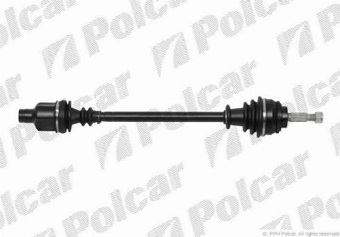 Polcar T49154A - Приводной вал autospares.lv