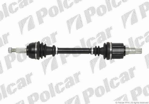 Polcar T49227 - Приводной вал autospares.lv