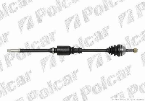 Polcar T39084 - Приводной вал autospares.lv