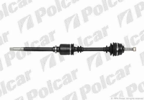 Polcar T29116 - Приводной вал autospares.lv