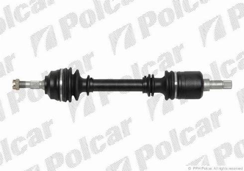 Polcar T29117 - Шарнирный комплект, ШРУС, приводной вал autospares.lv