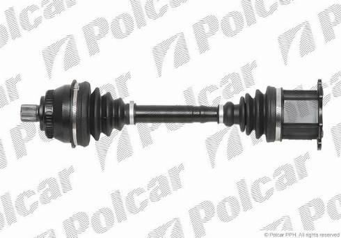 Polcar T78143A - Полуосевой вал, дифференциал autospares.lv