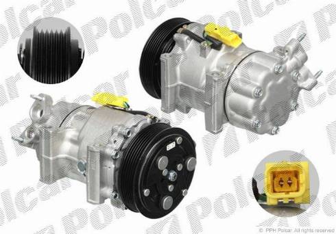 Polcar VA699356 - Компрессор кондиционера autospares.lv