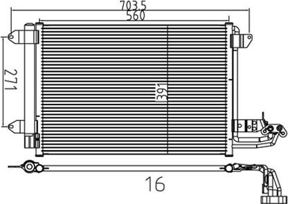 PowerMax 7110115 - Конденсатор кондиционера autospares.lv