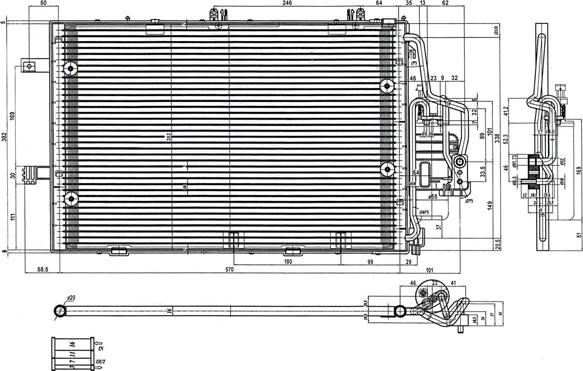 PowerMax 7110182 - Конденсатор кондиционера autospares.lv