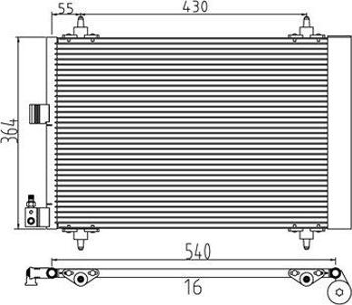 PowerMax 7110135 - Конденсатор кондиционера autospares.lv