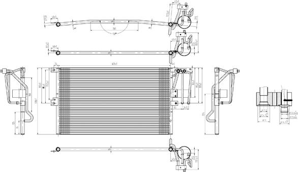 PowerMax 7110368 - Конденсатор кондиционера autospares.lv