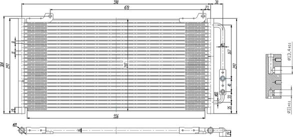 PowerMax 7110377 - Конденсатор кондиционера autospares.lv