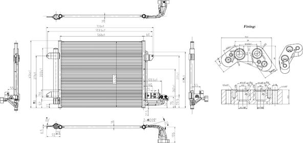 PowerMax 7110214 - Конденсатор кондиционера autospares.lv