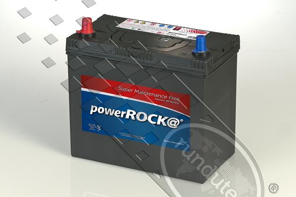 PowerROCK BAT045LCJ - Стартерная аккумуляторная батарея, АКБ autospares.lv