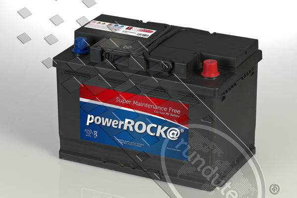 PowerROCK EFB070RHN - Стартерная аккумуляторная батарея, АКБ autospares.lv
