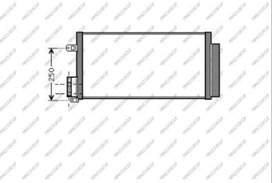 Prasco AA210C002 - Конденсатор кондиционера autospares.lv