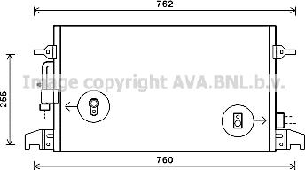 Prasco AI5324 - Конденсатор кондиционера autospares.lv