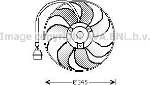Prasco AI7509 - Вентилятор, охлаждение двигателя autospares.lv