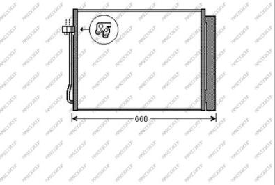 Prasco BM822C001 - Конденсатор кондиционера autospares.lv