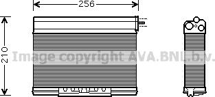 Prasco BW6261 - Теплообменник, отопление салона autospares.lv