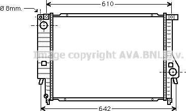 Prasco BW2096 - Радиатор, охлаждение двигателя autospares.lv