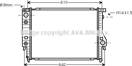 Prasco BW2048 - Радиатор, охлаждение двигателя autospares.lv