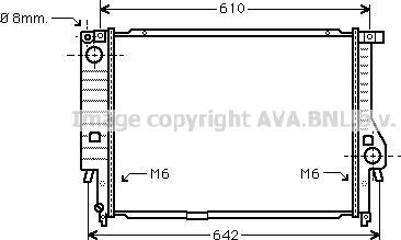 Prasco BW2167 - Радиатор, охлаждение двигателя autospares.lv