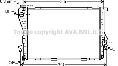 Prasco BWA2301 - Радиатор, охлаждение двигателя autospares.lv