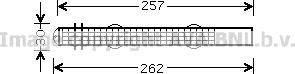 Prasco BWD298 - Осушитель, кондиционер autospares.lv