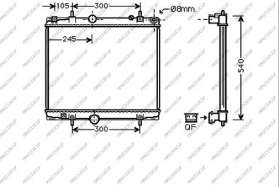 Prasco CI942R001 - Радиатор, охлаждение двигателя autospares.lv