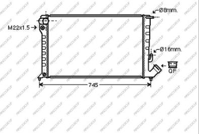 Prasco CI420R014 - Радиатор, охлаждение двигателя autospares.lv