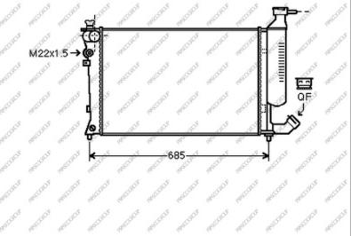 Prasco CI420R022 - Радиатор, охлаждение двигателя autospares.lv